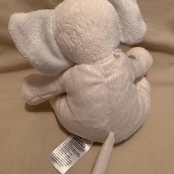 Grow and Play White Teddy Bear Baby Pram Toy
